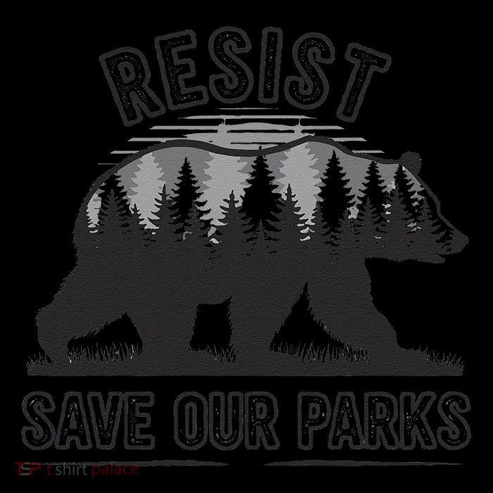 Resist Save Our Parks Bear Nature Conservation present Impact Tech Backpack
