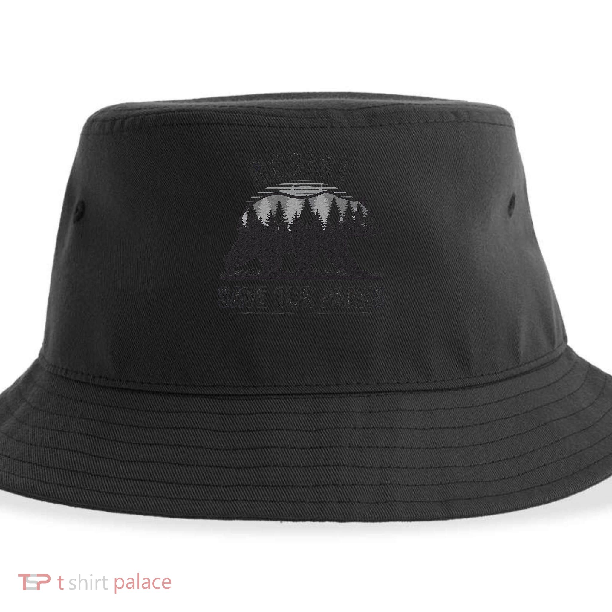 Resist Save Our Parks Bear Nature Conservation present Sustainable Bucket Hat