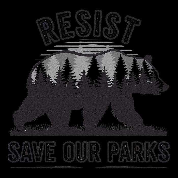 Resist Save Our Parks Bear Nature Conservation present Bucket Hat
