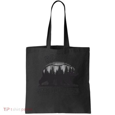Resist Save Our Parks Bear Nature Conservation present Bag
