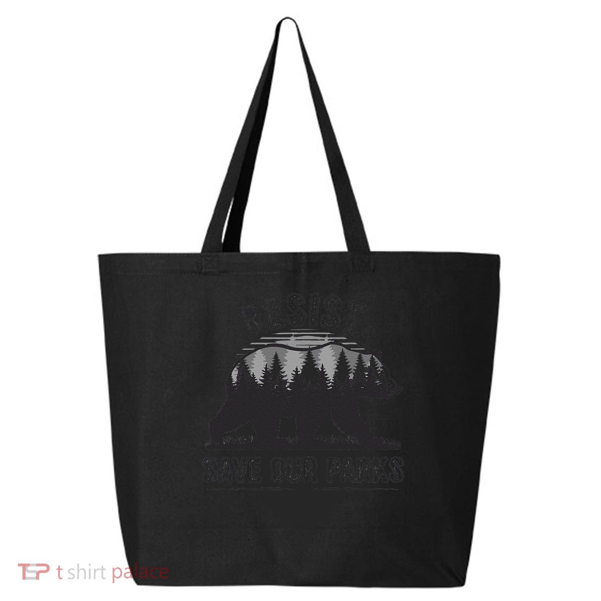 Resist Save Our Parks Bear Nature Conservation present 25L Jumbo Tote