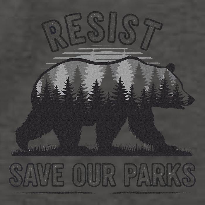 Resist Save Our Parks Bear Nature Conservation present Vector Backpack