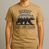 Resist Save Our Parks Bear Nature Conservation present T-Shirt