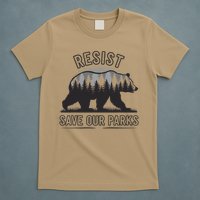 Resist Save Our Parks Bear Nature Conservation present T-Shirt