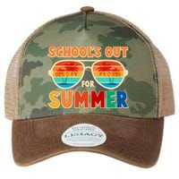 Retro Schools Out For Summer Legacy Tie Dye Trucker Hat