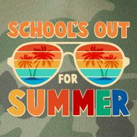 Retro Schools Out For Summer Legacy Tie Dye Trucker Hat