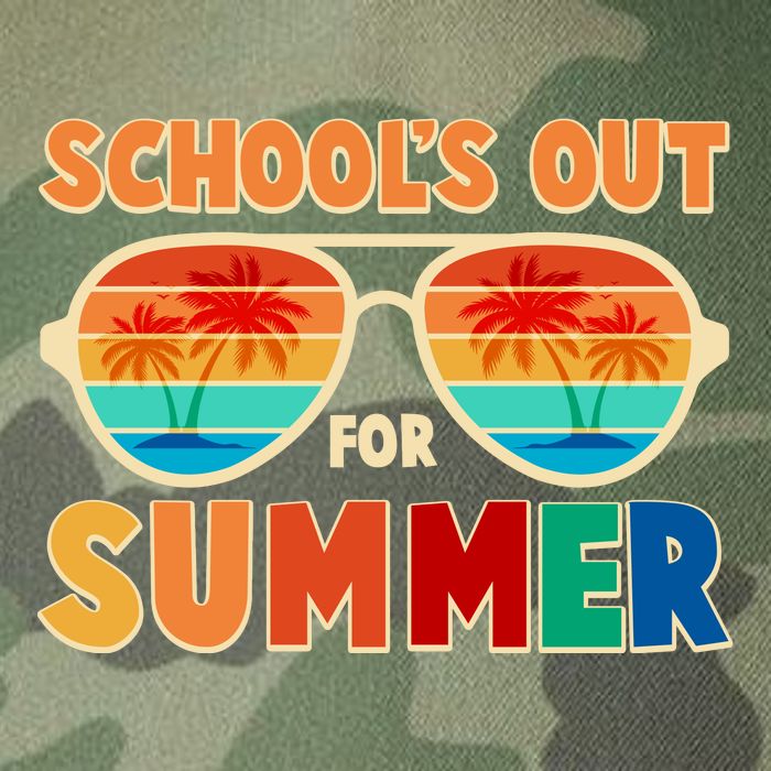 Retro Schools Out For Summer Legacy Tie Dye Trucker Hat