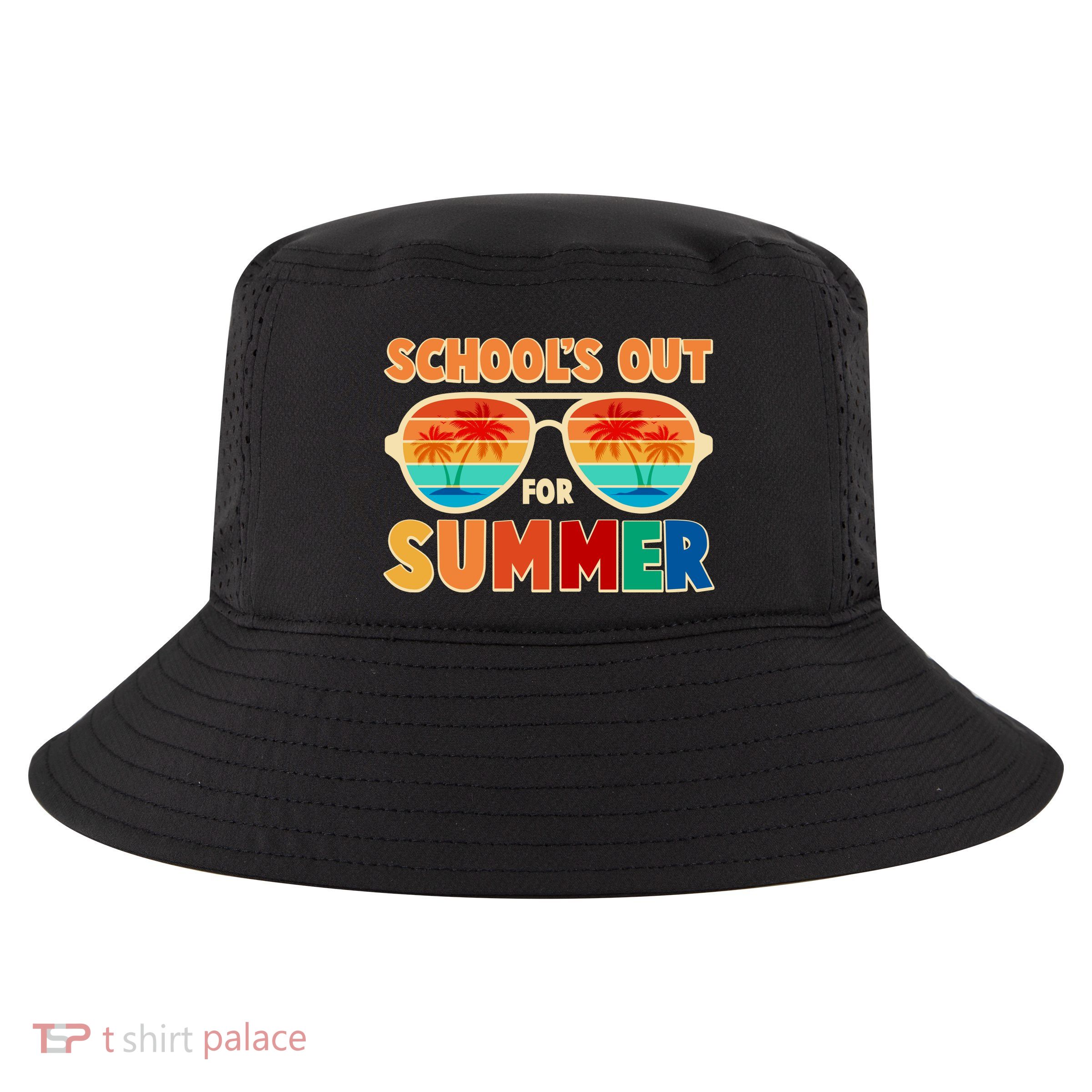 Retro Schools Out For Summer Cool Comfort Performance Bucket Hat