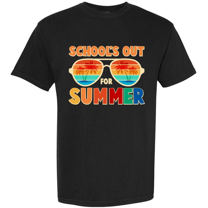 Retro Schools Out For Summer Garment-Dyed Heavyweight T-Shirt