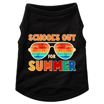 Retro Schools Out For Summer Doggie Tank