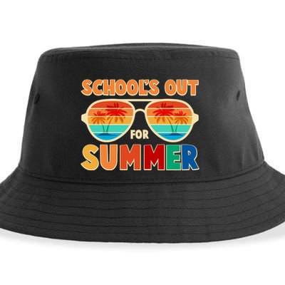 Retro Schools Out For Summer Sustainable Bucket Hat