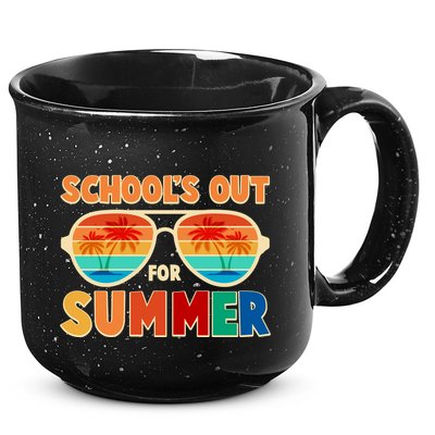 Retro Schools Out For Summer 15oz Campfire Ceramic Mug
