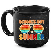 Retro Schools Out For Summer 15oz Campfire Ceramic Mug