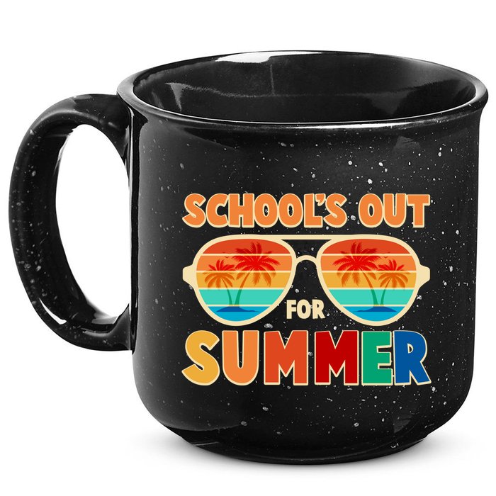 Retro Schools Out For Summer 15oz Campfire Ceramic Mug