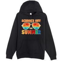 Retro Schools Out For Summer Premium Pullover Hoodie