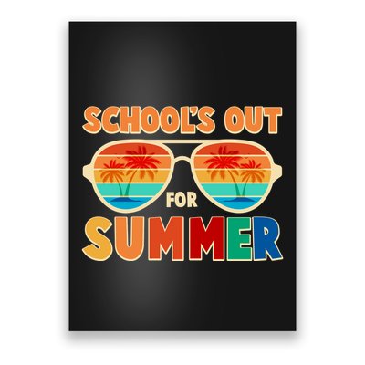 Retro Schools Out For Summer Poster