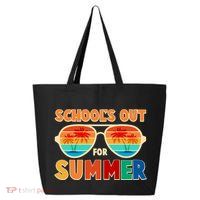 Retro Schools Out For Summer 25L Jumbo Tote