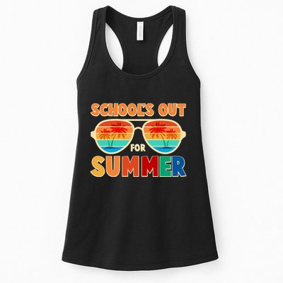 Retro Schools Out For Summer Womens Tank Top