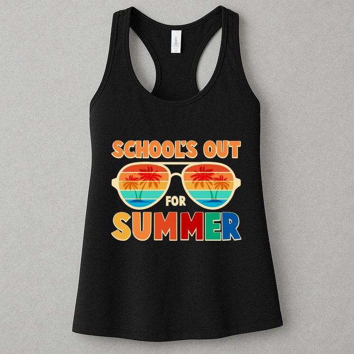 Retro Schools Out For Summer Womens Tank Top
