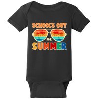 Retro Schools Out For Summer Baby Bodysuit