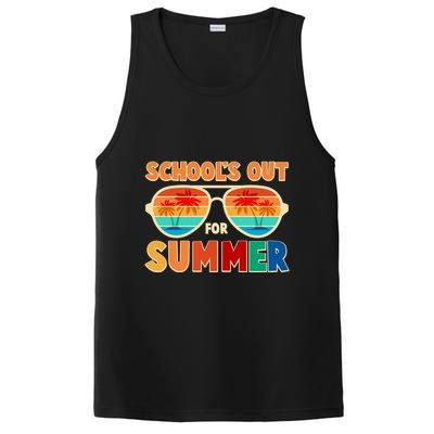 Retro Schools Out For Summer PosiCharge Competitor Tank