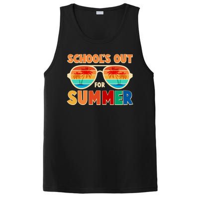 Retro Schools Out For Summer PosiCharge Competitor Tank