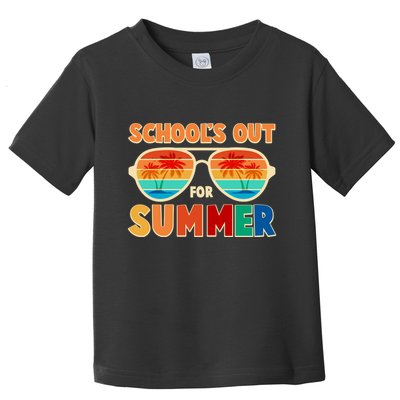 Retro Schools Out For Summer Toddler T-Shirt