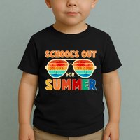 Retro Schools Out For Summer Toddler T-Shirt