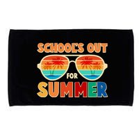 Retro Schools Out For Summer Microfiber Hand Towel