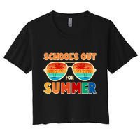 Retro Schools Out For Summer Crop Top