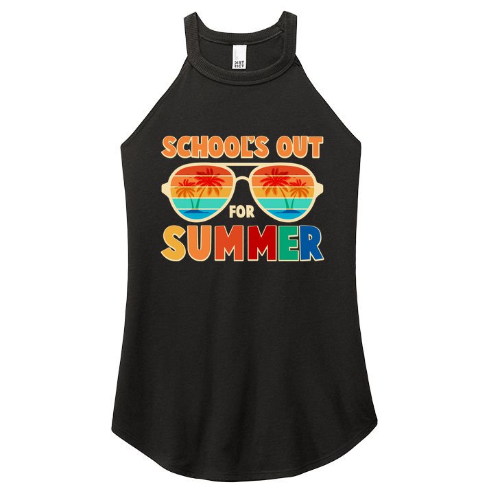 Retro Schools Out For Summer Women's Perfect Tri Rocker Tank