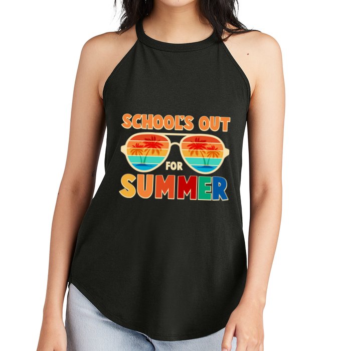 Retro Schools Out For Summer Women's Perfect Tri Rocker Tank