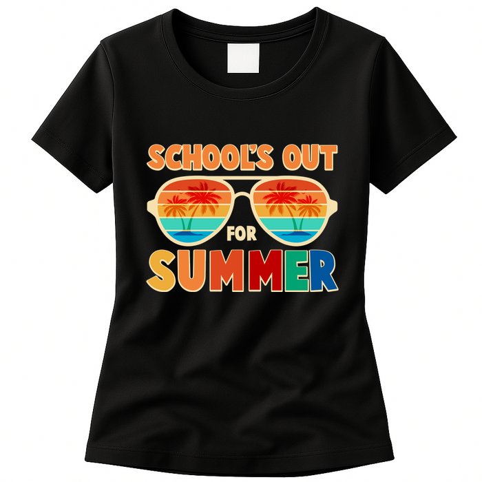 Retro Schools Out For Summer Womens T-Shirt