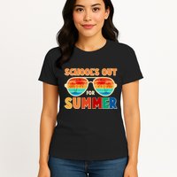 Retro Schools Out For Summer Womens T-Shirt