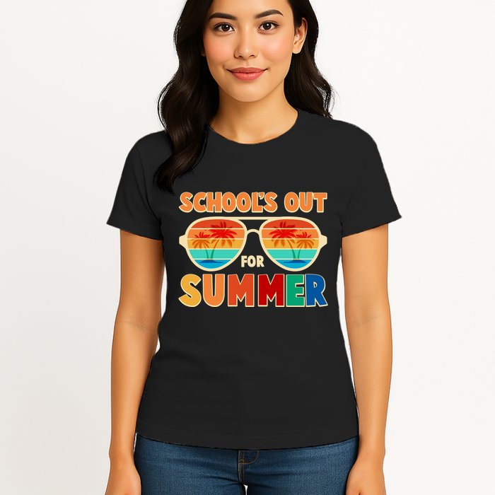 Retro Schools Out For Summer Womens T-Shirt