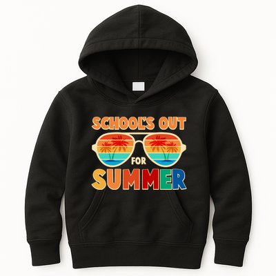 Retro Schools Out For Summer Kids Hoodie