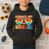 Retro Schools Out For Summer Kids Hoodie