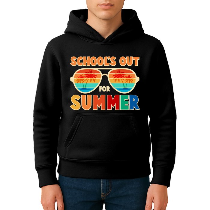 Retro Schools Out For Summer Kids Hoodie
