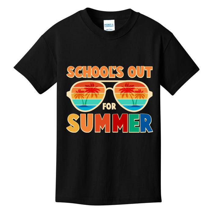 Retro Schools Out For Summer Kids T-Shirt
