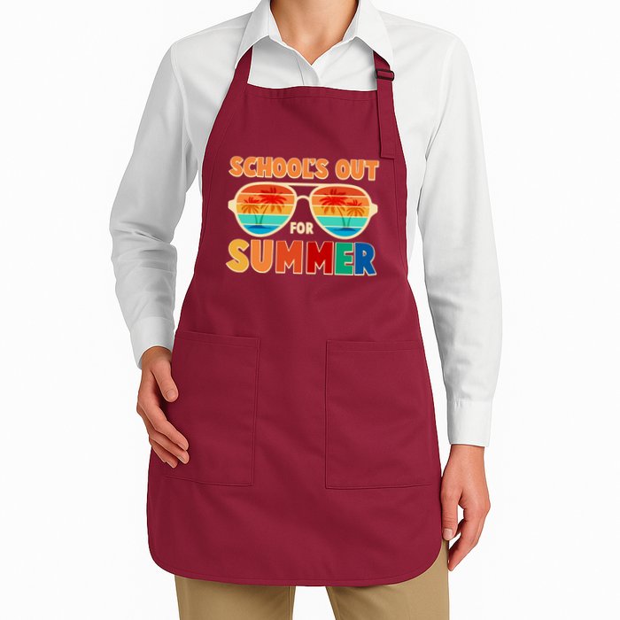 Retro Schools Out For Summer Apron