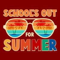 Retro Schools Out For Summer Apron