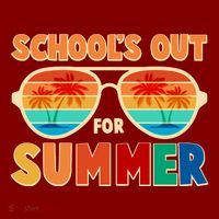 Retro Schools Out For Summer Sustainable Beanie