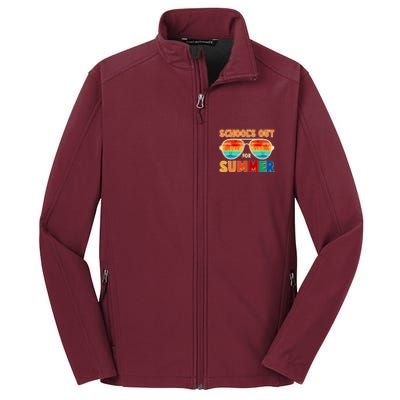 Retro Schools Out For Summer Core Soft Shell Jacket