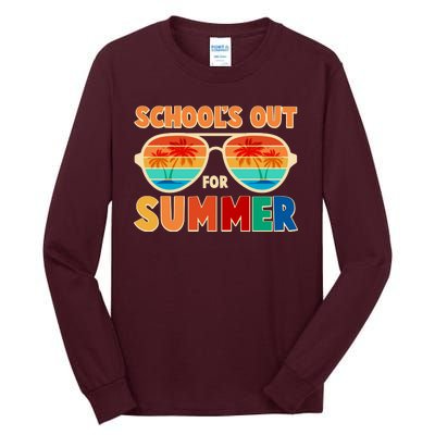 Retro Schools Out For Summer Tall Long Sleeve T-Shirt