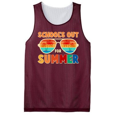 Retro Schools Out For Summer Mesh Reversible Basketball Jersey Tank