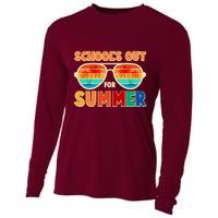 Retro Schools Out For Summer Cooling Performance Long Sleeve Crew