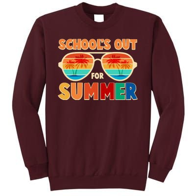 Retro Schools Out For Summer Tall Sweatshirt