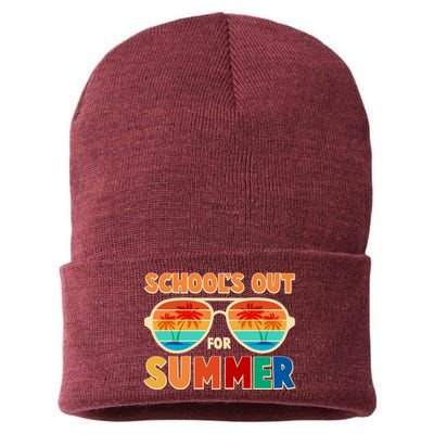 Retro Schools Out For Summer Sustainable Knit Beanie