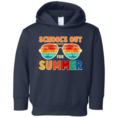 Retro Schools Out For Summer Toddler Hoodie