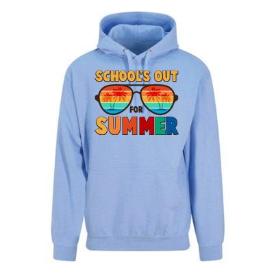 Retro Schools Out For Summer Unisex Surf Hoodie